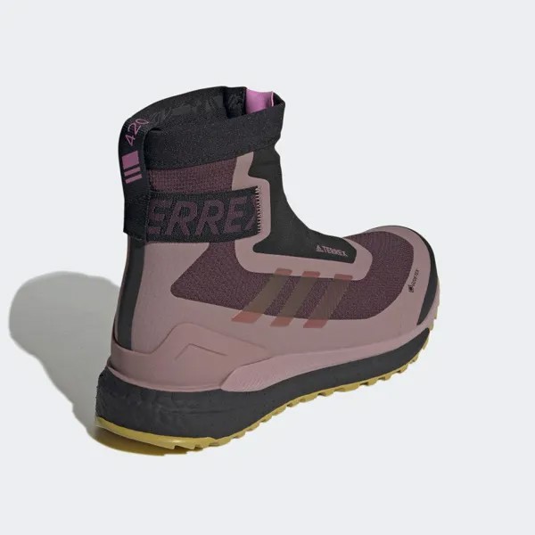 Женские походные ботинки adidas TERREX Free Hiker COLD.RDY, цвет Shadow Maroon / Wonder Red / Pulse Lilac