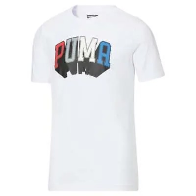 Футболка Puma Athletics Club Pack Ctn Jersey Graphic TeeYouth Boys Size M Athletic Casu