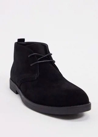 Черные ботинки-дезерты New Look-Черный