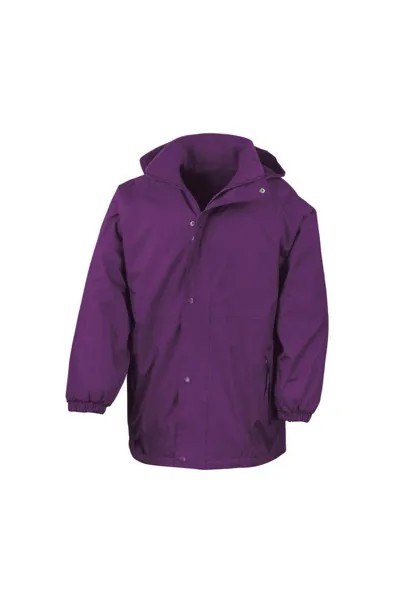 Двусторонняя водонепроницаемая ветрозащитная флисовая куртка StormDri 4000 с защитой от скатывания Result, фиолетовый