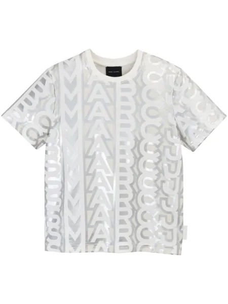 Футболка Monogram Baby Marc Jacobs, серебристый