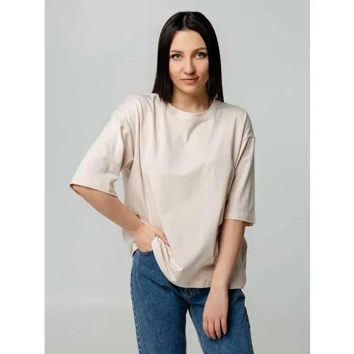 Футболка molti, размер XS/S, бежевый