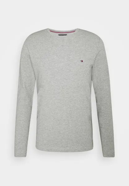 Футболка с длинным рукавом SLIM FIT LONG SLEEVE TEE Tommy Hilfiger, светло-серый вереск