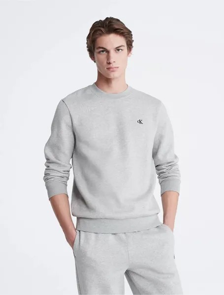 Свитшот Calvin Klein Archive Logo Fleece Crewneck, серый