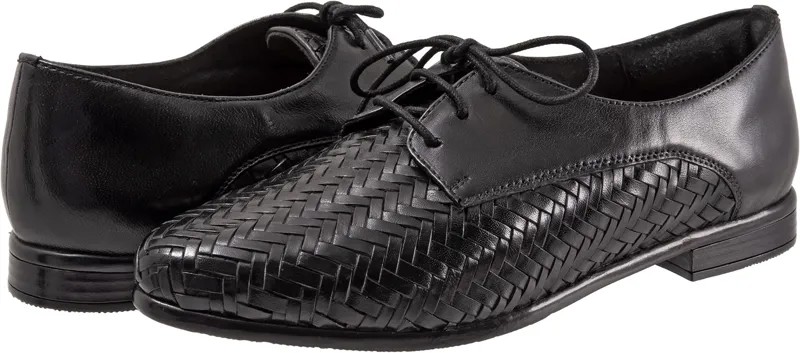 Оксфорды Lizzie Herringbone Trotters, черный