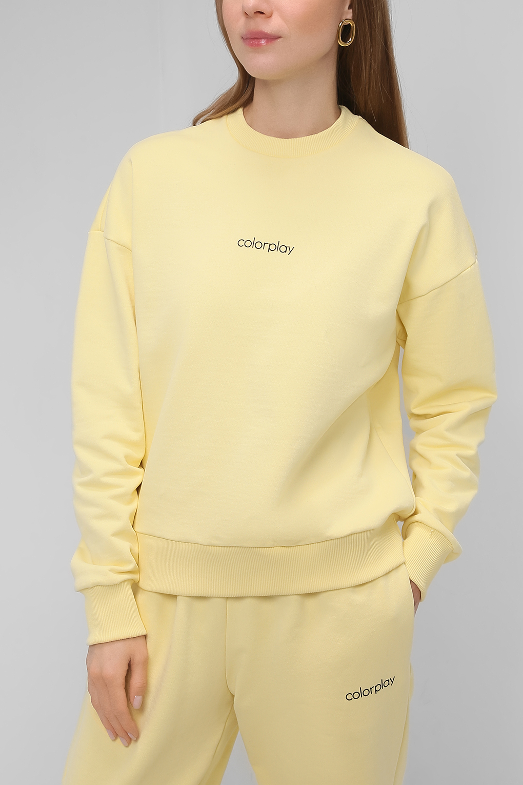 Свитшот женский COLORPLAY CP21081158 желтый L