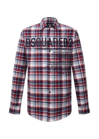 Хлопковая рубашка Dsquared2