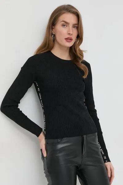 Свитер из смесовой шерсти Miss Sixty, черный