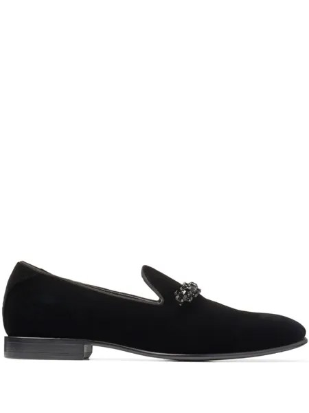 Jimmy Choo декорированные лоферы Thame, черный
