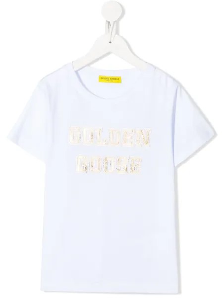 Golden Goose Kids футболка с логотипом