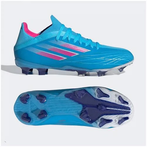 Бутсы детские Adidas X Speedflow.1 FG GW7461, р-р 36, Голубой