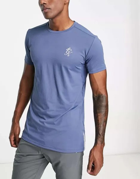Синяя футболка с короткими рукавами Gym King 365