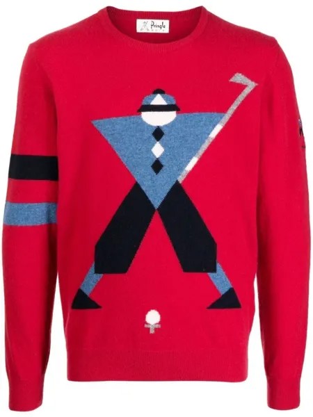Pringle of Scotland джемпер Geometric George Golf, красный