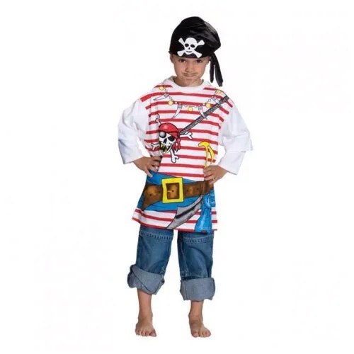 Пиратская футболка (5258), 152 см.