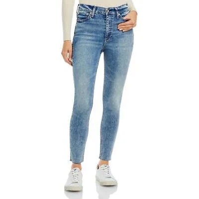 Женские синие джинсы скинни до щиколотки Rag - Bone Nina с высокой посадкой 24 BHFO 4334