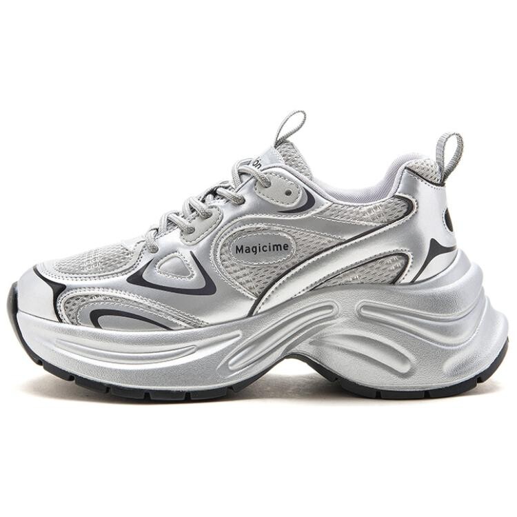 Кроссовки AGSDON Chunky Sneakers Women's Low-top, красный