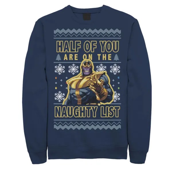 Мужской рождественский свитер Thanos Ugly Marvel