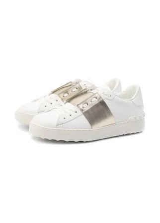Кожаные кеды Open Valentino