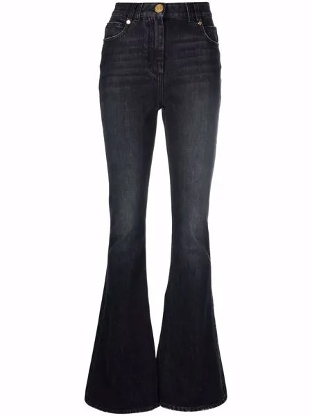 Balmain джинсы bootcut с завышенной талией