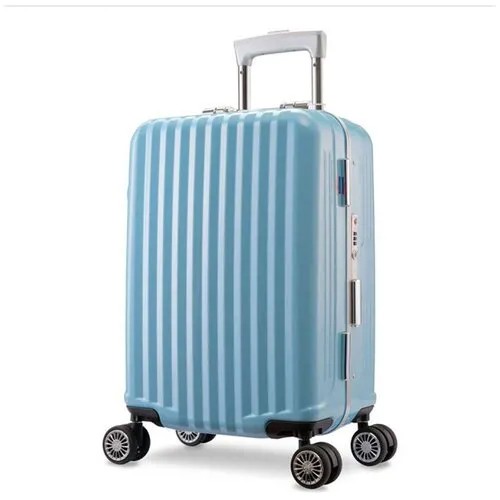 Умный чемодан Ambassador, 39 л, размер S, голубой