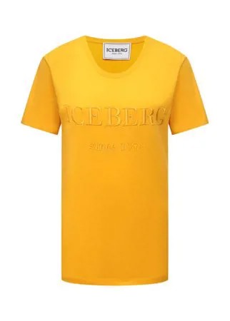 Хлопковая футболка Iceberg