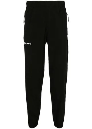 AAPE BY *A BATHING APE® спортивные брюки с нашивкой-логотипом