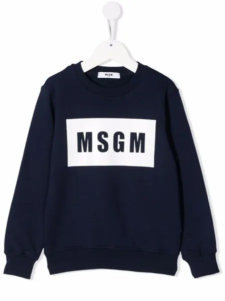 MSGM Kids толстовка с логотипом
