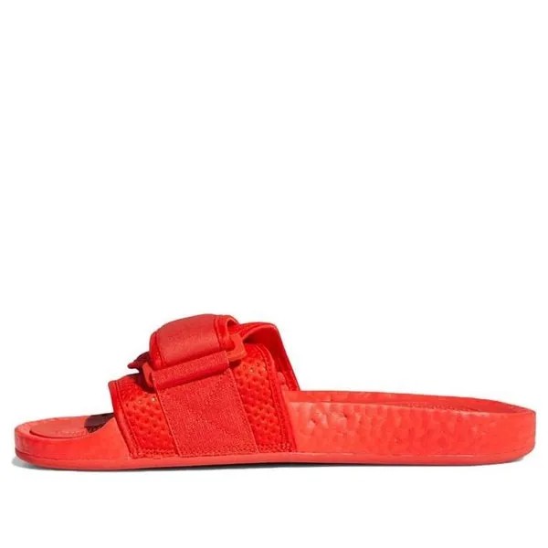 Тапочки x pharrell boost slides Adidas, оранжевый