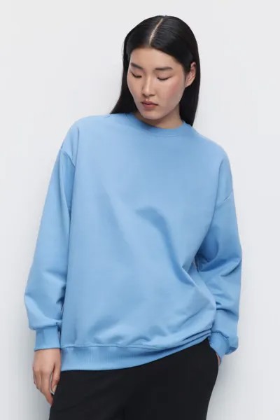 Свитшот oversize утепленный базовый