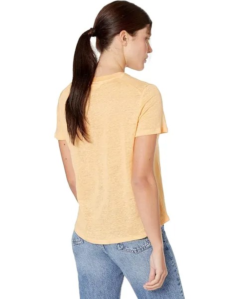 Футболка MANGO Lisino T-Shirt, цвет Light/Pastel Orange