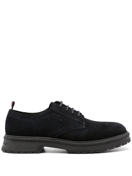 Tommy Hilfiger Core lace-up suede brogues, синий