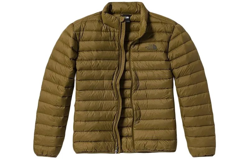 Пуховик мужской зеленый The North Face, зеленый