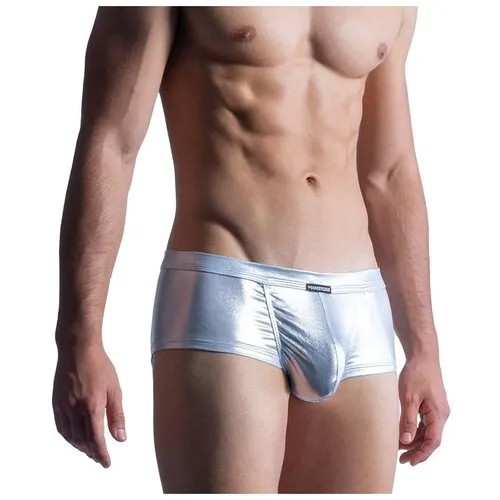 Плавки ManStore  M861 - Beach Hot Pants, размер 2XL, серебряный