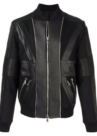 Balmain куртка-бомбер с застежкой на молнии