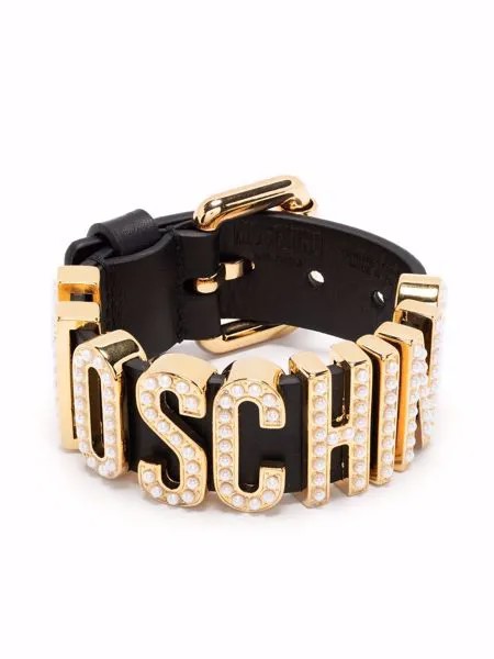 Moschino браслет с логотипом