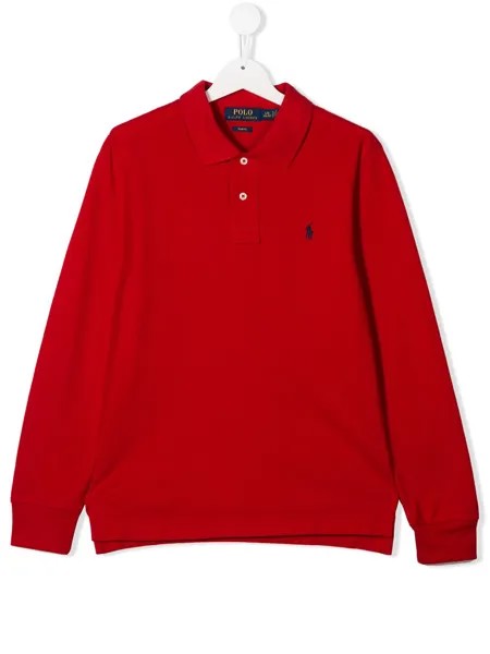 Ralph Lauren Kids рубашка-поло с логотипом