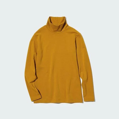 Термобелье лонгслив Uniqlo, размер XS, желтый