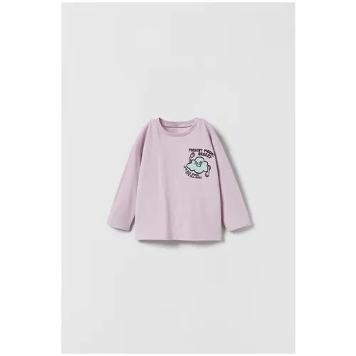 Лонгслив Zara, размер 98, розовый