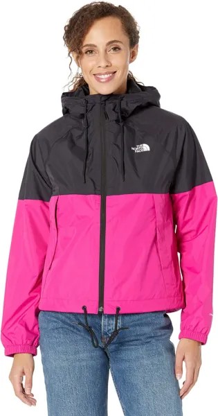 Куртка Antora Rain Hoodie The North Face, цвет TNF Black/Fuchsia Pink