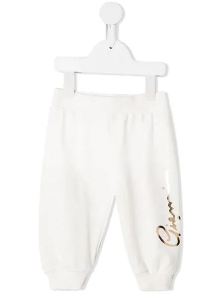 Versace Kids спортивные брюки с логотипом