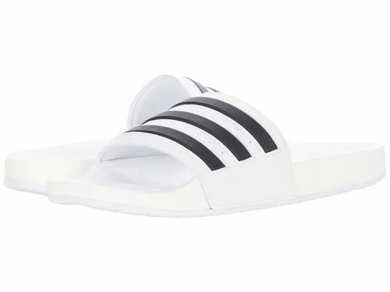 Шлепанцы Adidas Adilette Boost, белый/черный