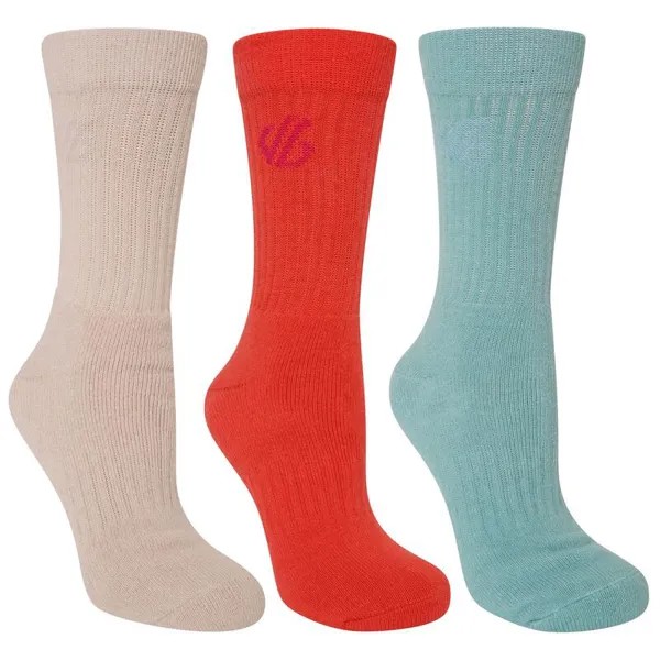 Спортивные носки Essentials для взрослых, унисекс, 3 шт. DARE 2B, цвет verde