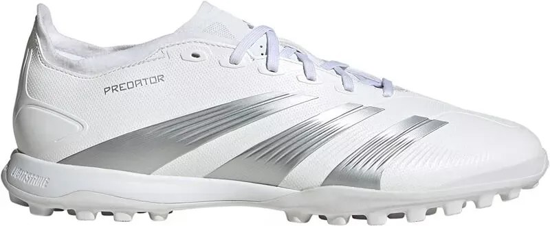 Футбольные бутсы Adidas Predator League для газона, белый/серебристый