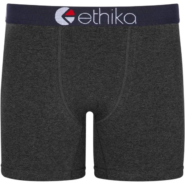 Трусы Ethika Mens MID Boxer Brief, темно-серый