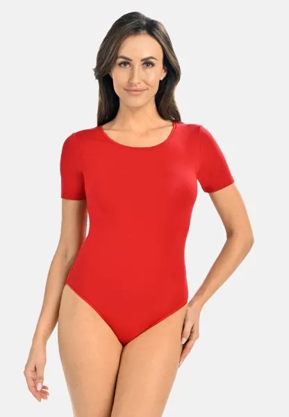 Боди Teyli suit für Frauen mit kurzen Ärmeln Shirty, красный