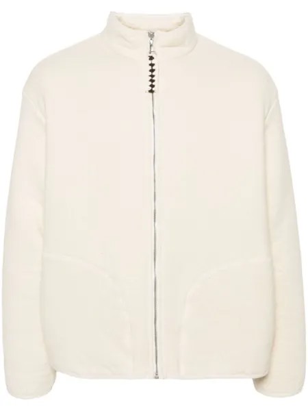 Jil Sander двусторонняя куртка из овчины, нейтральный цвет