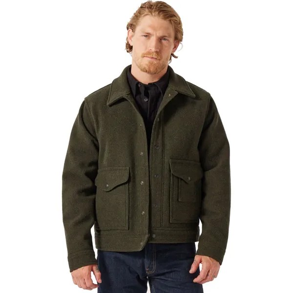 Шерстяная рабочая куртка mackinaw Filson, зеленый