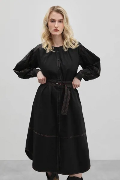 Платье женское Finn Flare FBD110148 черное L