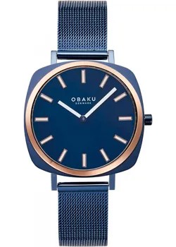 Fashion наручные  женские часы Obaku V296LXSLML. Коллекция Mesh