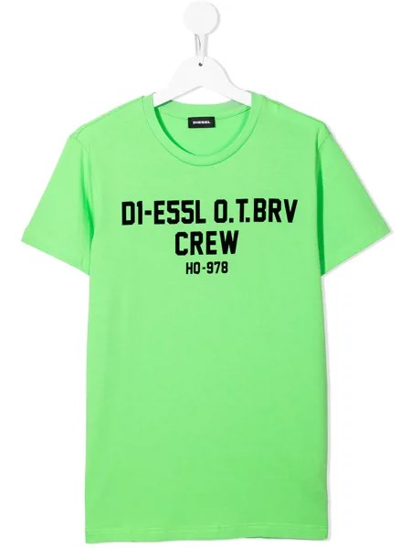 Diesel Kids футболка с принтом